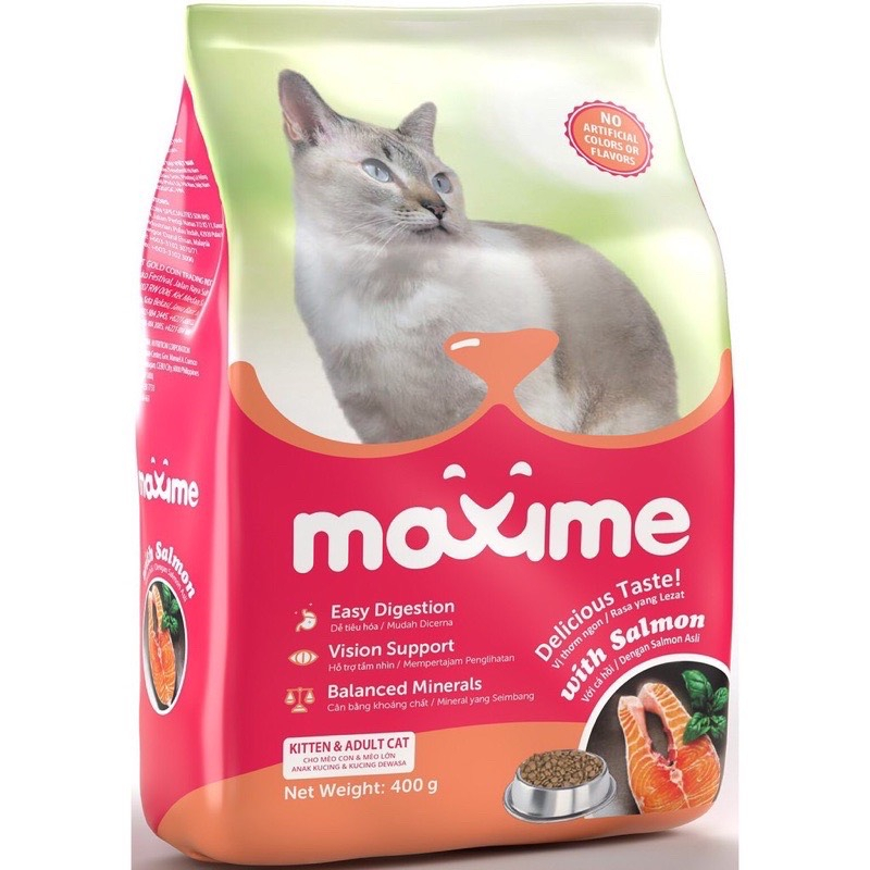 Thức ăn hạt cho mèo mọi lứa tuổi Maxime - Thức ăn cho mèo nhiều vị