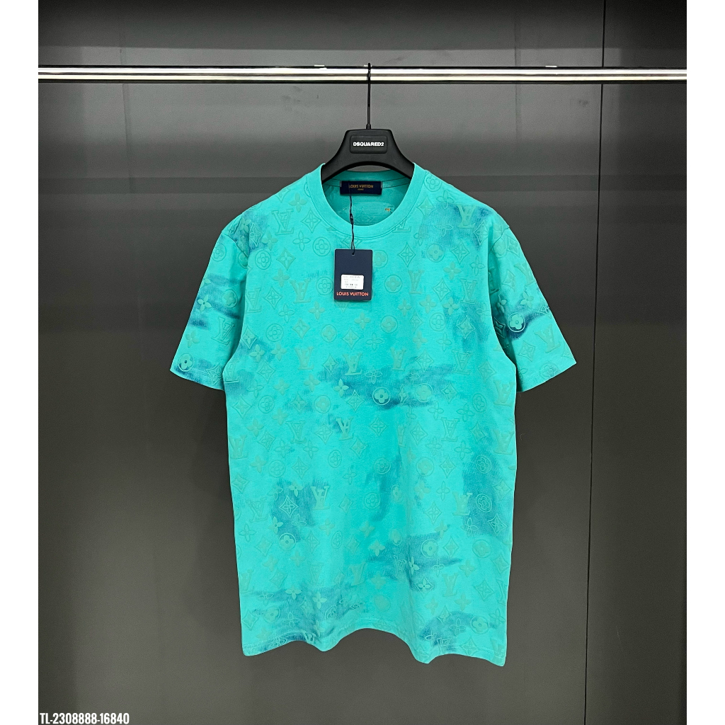Áo LV dập in nổi cao su non cực hot Luois Vuitton New SS23🔥🔥🔥 áo thun nam nữ unisex