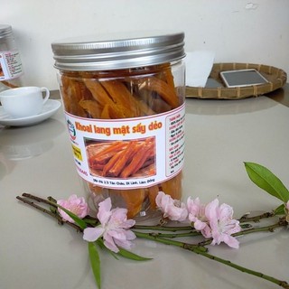 300 gram Khoai lang mật Tà Nung Đà Lạt sấy khô dẻo  không màu, không đường ( sấy điện)