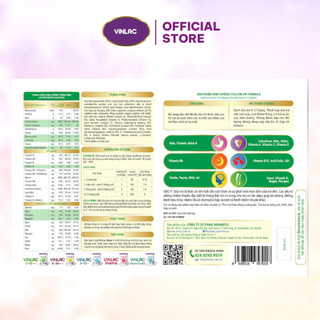 Sữa bột Vinlac số 0 900g (0-12m)