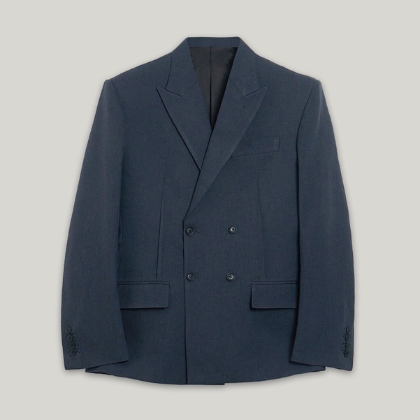 Áo khoác Blazer nam dày dặn sang trọng Highway (Menswear) Liam Xanh Đậm