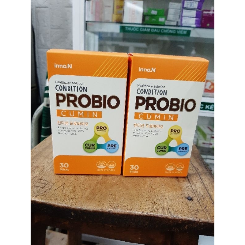 Men vi sinh Condition Probio cumin hàn quốc hộp 30 gói