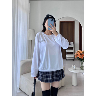 Áo thun nữ form rộng Guguno cotton cổ tròn in basic