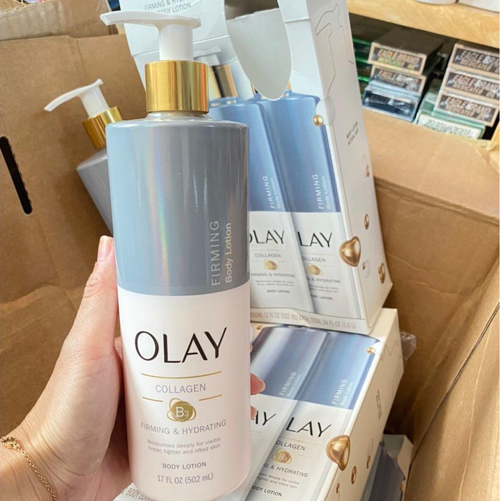 Kem Dưỡng Thể Olay Collagen B3 Firming & Hydrating Body Lotion 502ml
