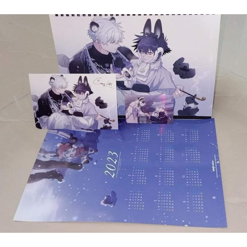 Poster lịch khổ A4 card ảnh postcard chính hãng Webtoon