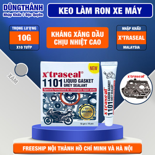 Keo dán gioăng xe máy x'traseal 1101 liquid gasket chịu nhiệt 10g x 10 tuýp