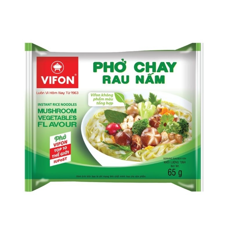Thùng 30 gói phở Chay rau nấm Vifon