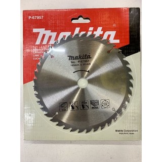 Lưỡi cắt gỗ p-67957 makita , đường kính 185mm, cốt 20mm, lưỡi dày 2.0mm, 40 răng