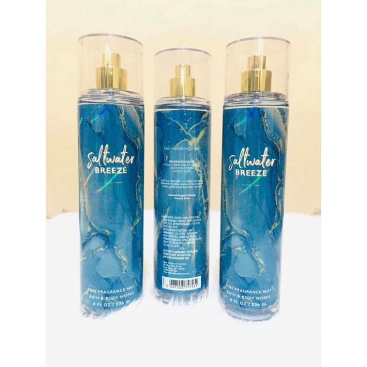 SALE Xịt thơm Bodymist SALTWATER BREEZE GIÁ RẺ Unisex Nam Nữ