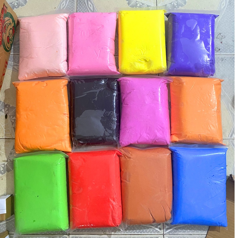 Đất sét tự khô siêu nhẹ 500gr/đất nặn trang trí/handmade/DIY/decor/tiểu cảnh nguyên liệu chính làm SLIME BƠ MÂY