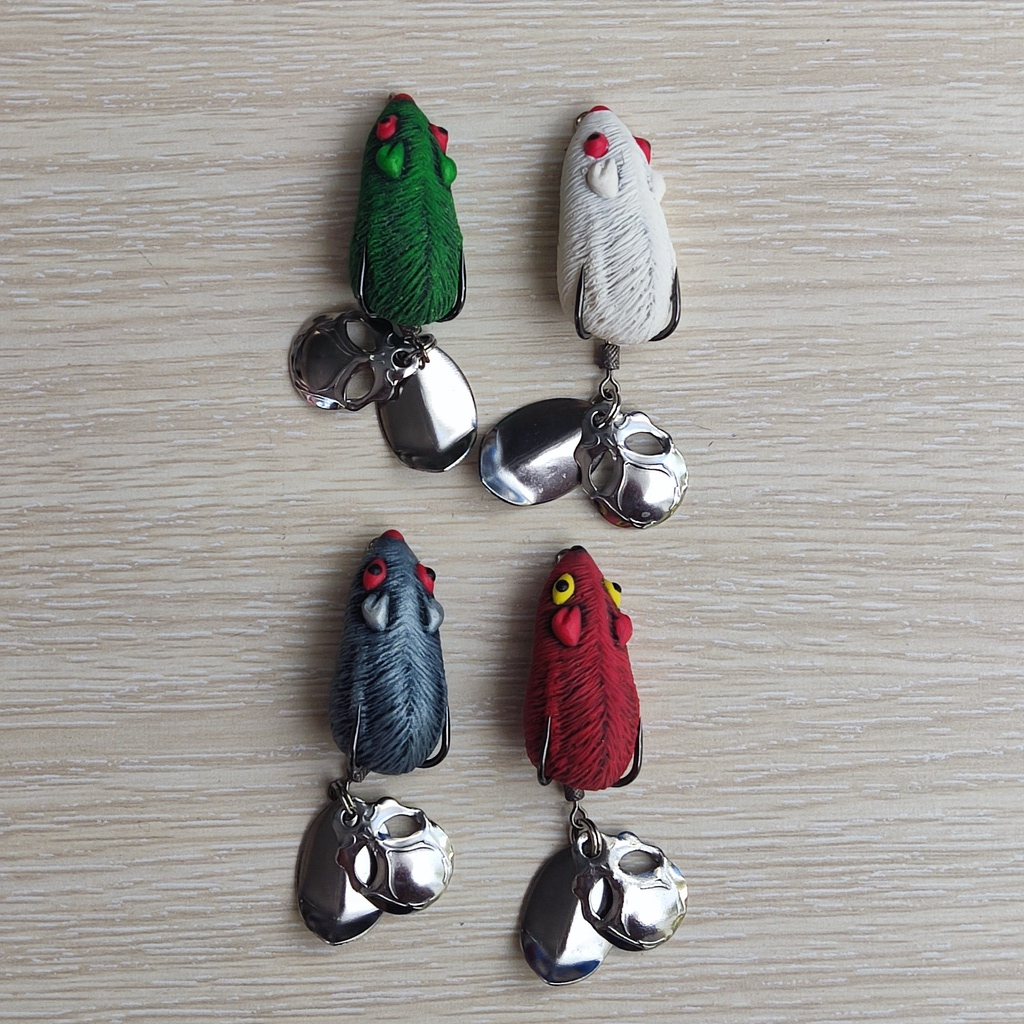 Mồi câu lure chuột hơi Thái Lan CHANNA