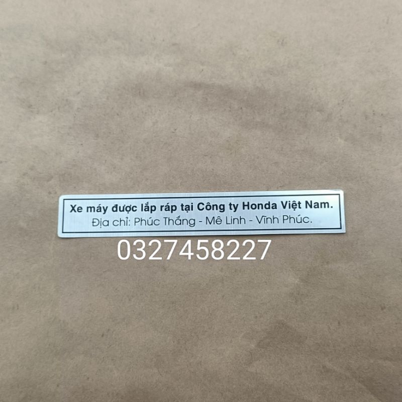 Tem thông số càng gấp, gắp xe DREAM, WAVE , FUTURE