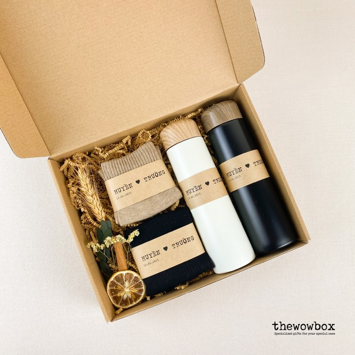 THE COZY BOX ĐÔI - Quà tặng sinh nhật, quà 20/10, quà Valentine, quà Noel THE WOW BOX