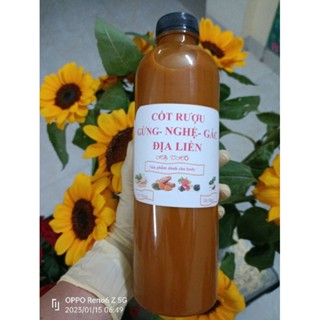 1 lít cốt Rượu Nghệ Gừng Hạt Gấc Địa Liền Hạ Thổ