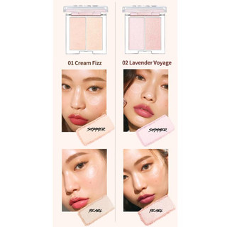 [Mẫu mới]Phấn Bắt Sáng Clio Prism Highlighter Duo 7g
