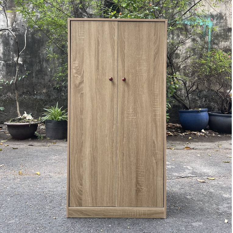 Tủ gỗ treo quần áo tủ đựng đồ đa năng phong cách tối giản hiện đại - H8