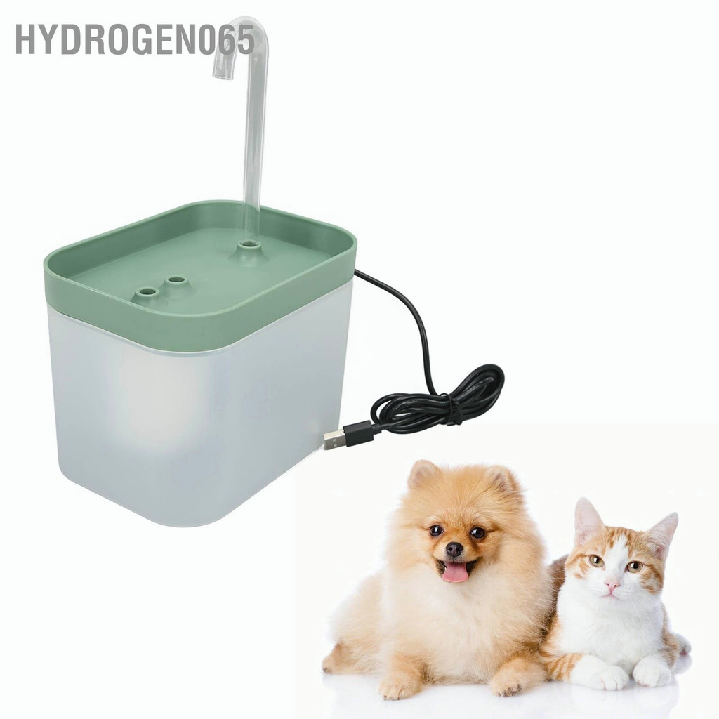 Máy lọc nước cho mèo Đài phun nước 1.5L dành cho mèo Dòng chảy tự động yên tĩnh không thấm thú cưng Uống với vòi khuỷu