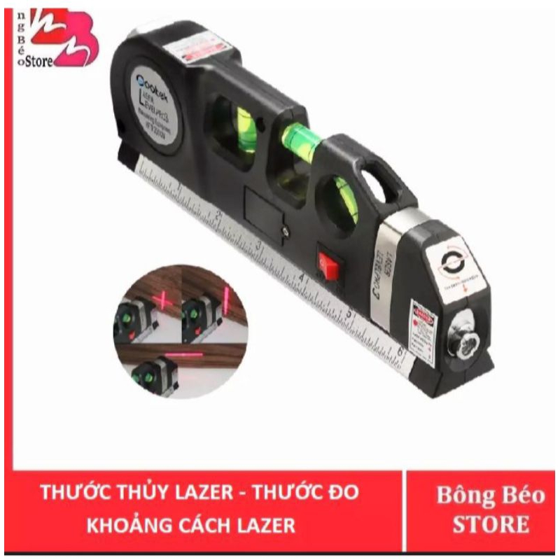 SIÊU PHẨM VỚI 1 THƯỚC ĐO TIA LASER CÂN BẰNG PHẲNG GÓC VUÔNG CHÍNH XÁC TIỆN DỤNG