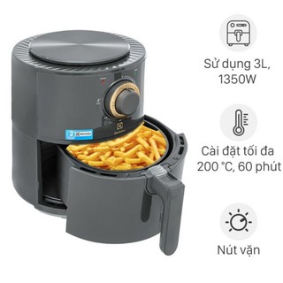 Nồi chiên không dầu electrolux e6af1-220k - hẹn giờ 60 phút, nhiệt độ lên đến 200 độ c - bh 24 tháng