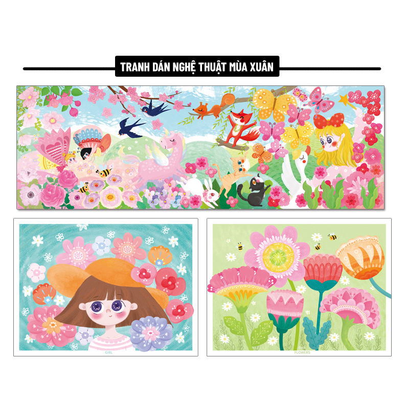 BỘ CẮT GIẤY SÁNG TẠO PHÁT HUY NĂNG KHIẾU MỸ THUẬT CHO BÉ