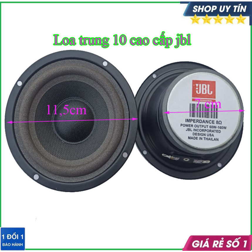 Loa trung cao cấp - Loa trung kín - Loa mid trung 10cm toàn vành 11.5cm hàng nhập