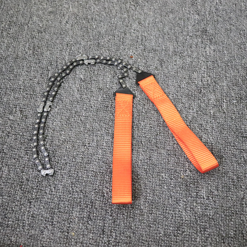 Cưa xích kéo tay ,dây cưa xích cầm tay sinh tồn lưỡi thép Mangan