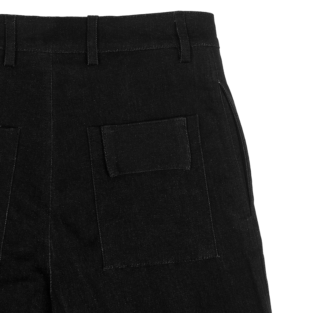 QUẦN JEAN DÀI CARGO PANTS - SS23 JEAN CARGO PANTS - BLACK