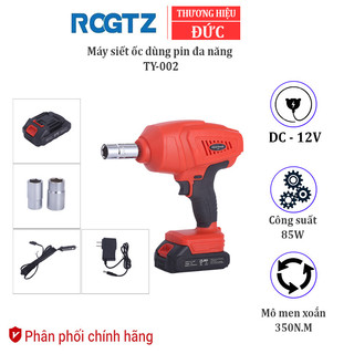 [BẢO HÀNH 24 THÁNG]  Máy siết ốc dùng pin cầm tay đa năng, thương hiệu Đức cao cấp ROGTZ TY-002