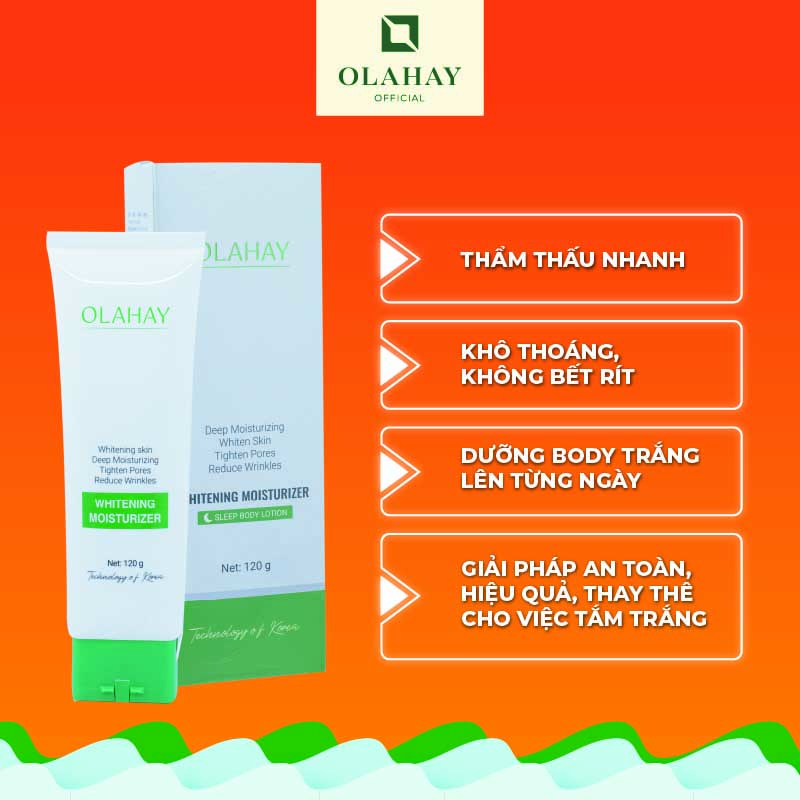 Kem dưỡng trắng da ban đêm Olahay Whitening Moisturizer