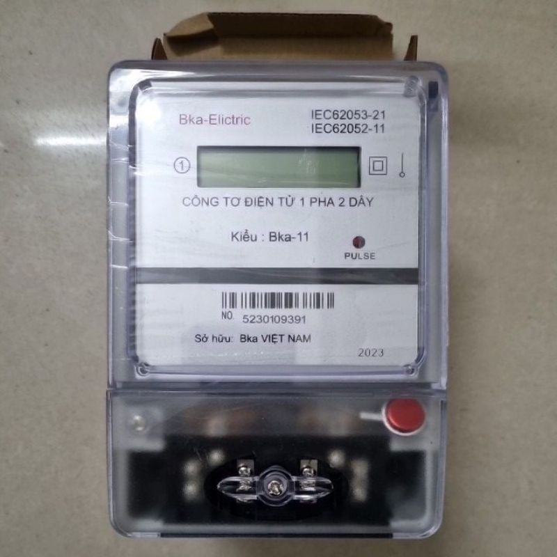 Công tơ điện tử 1 pha 2 dây 60A Bka-11( chính xác)