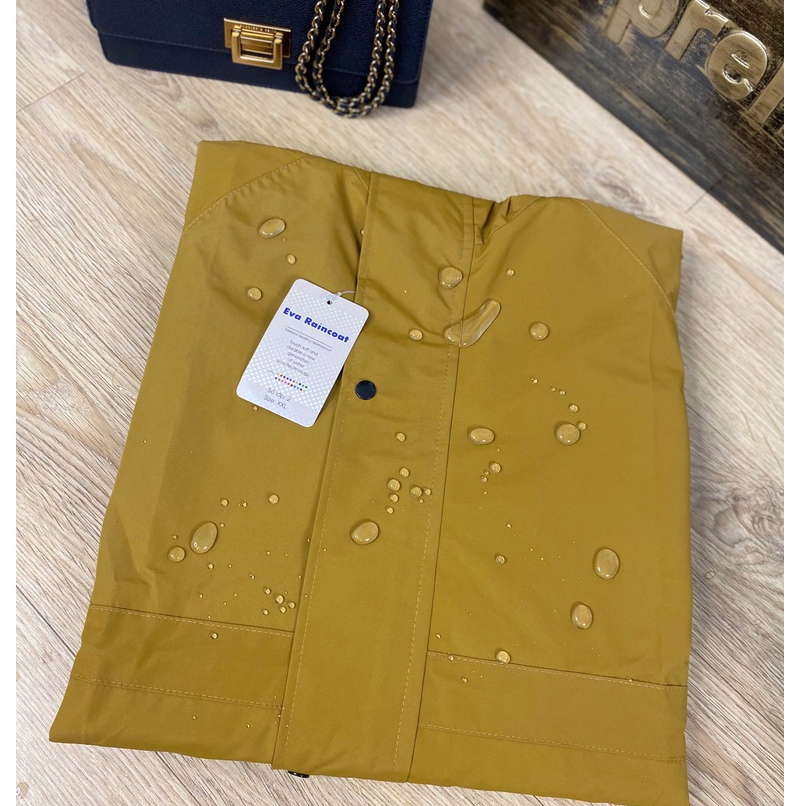 Áo mưa thời trang măng tô dáng dài toàn thân chống nước chống gió 2023