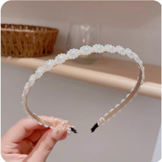 Bờm Cài Tóc Đính Hạt Phong Cách Hàn