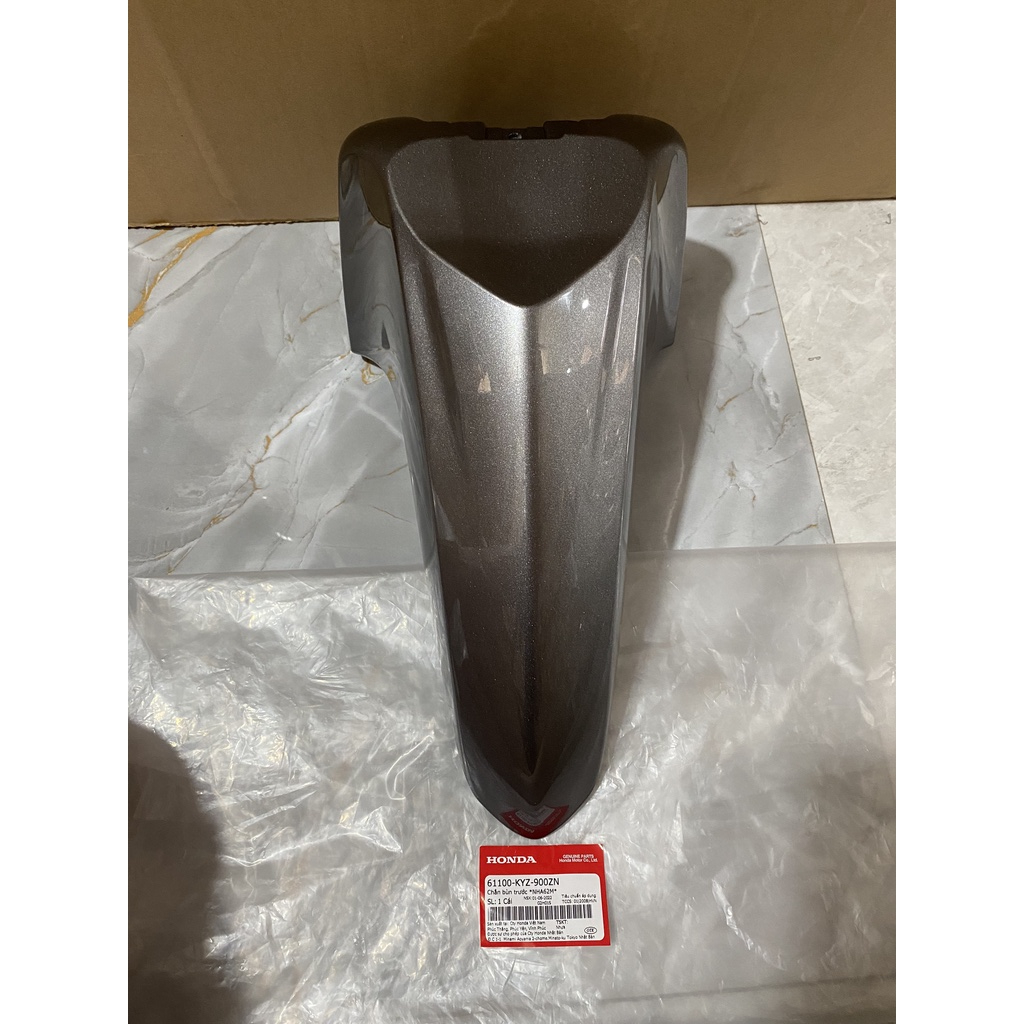 Chắn bùn A trước - dè trước HONDA FUTURE 125 năm 2012-2013-2016-2018 màu Xám ghi. *NHA62M* 61100KYZ900ZN