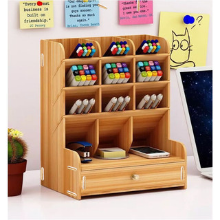 Hộp đựng bút nhiều ngăn Kệ hồ sơ để bàn KB10 Chất Liệu Bền Đẹp cho bàn làm việc Gọn Gàng Sang Trọng