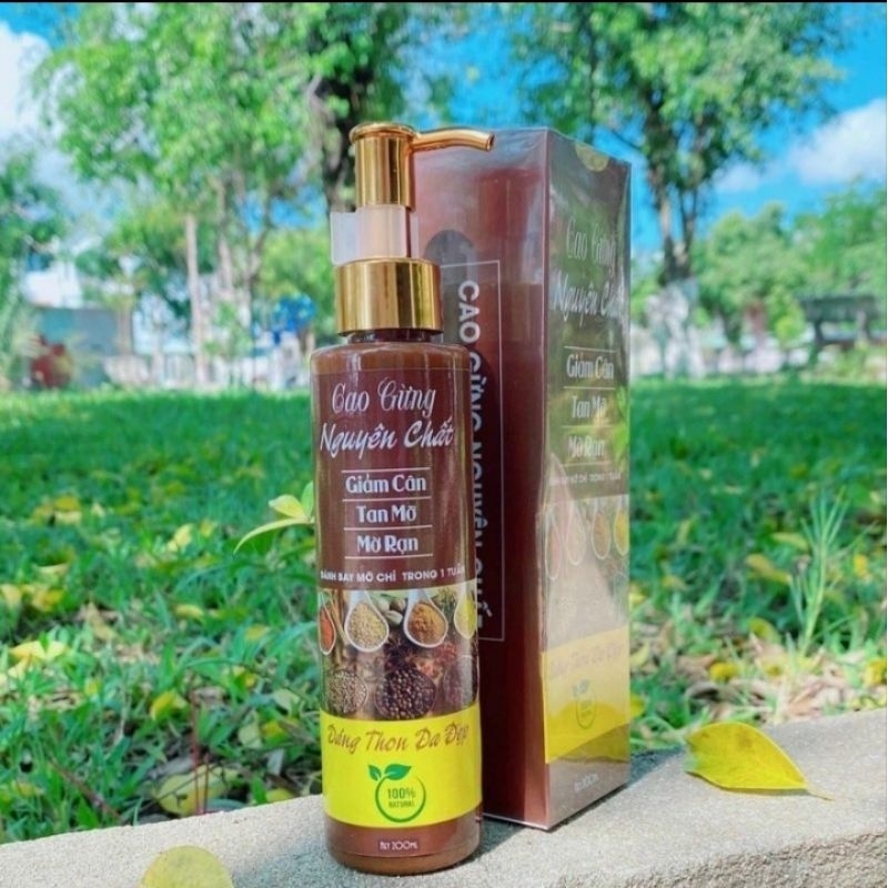 Cao Gừng Tan Mỡ Bụng , Cao Gừng Thiên Nhiên