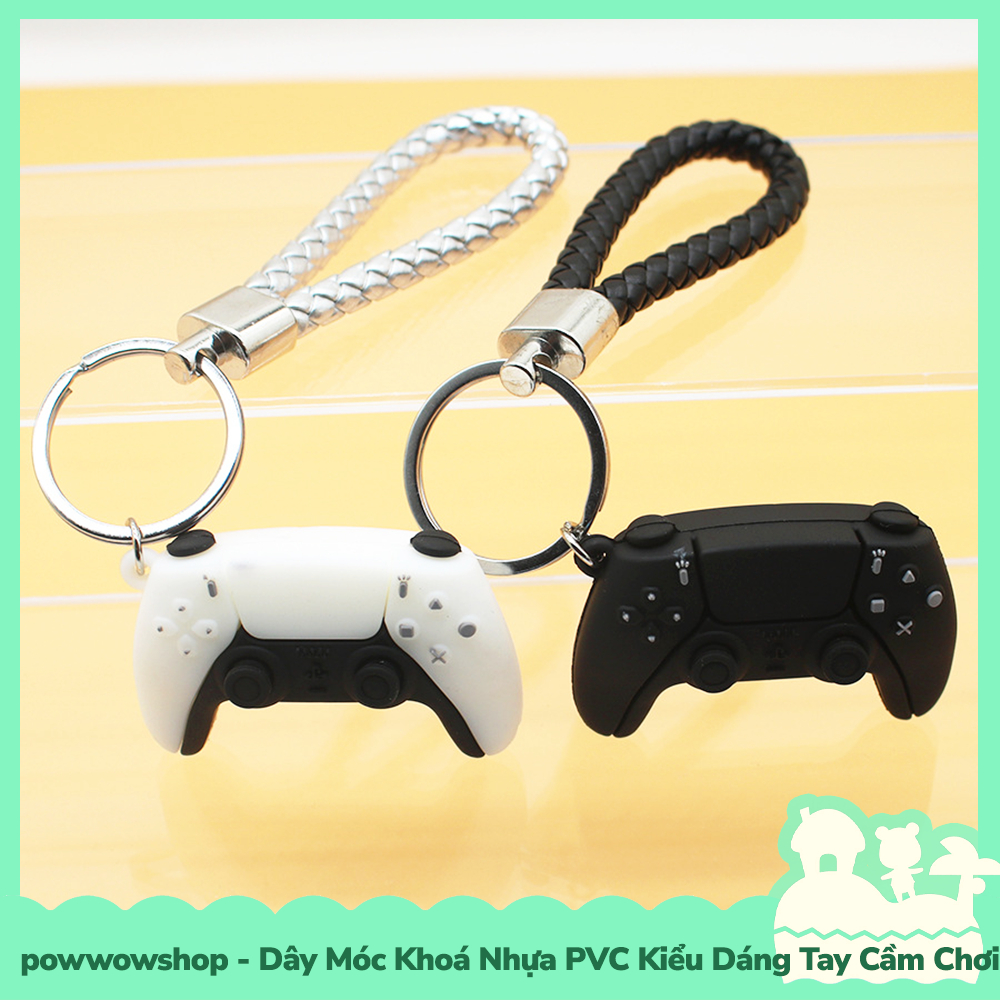 [Sẵn VN - Hỏa Tốc] Dây Móc Khoá Nhựa PVC Mẫu Kiểu Dáng Hình Tay Cầm Chơi Game Playstation 5 Controller