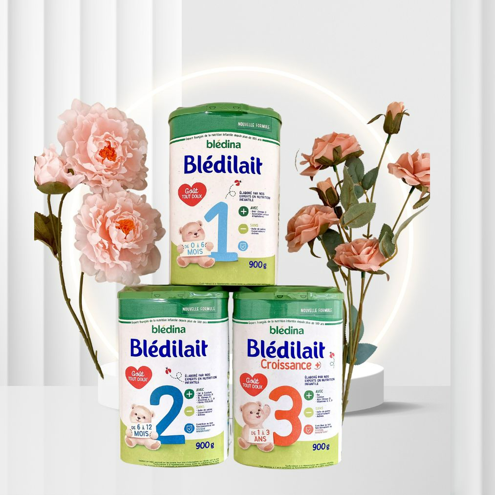 Sữa Bledilait Bledina Pháp 900gr đủ số 1 2 3 4
