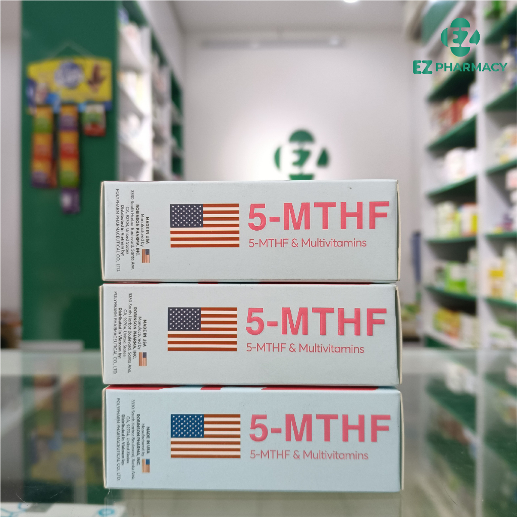 Viên uống 5-MTHF Hỗ trợ sinh sản, tăng khả năng mang thai, cung cấp dưỡng chất cần thiết cho thai kỳ 30 viên