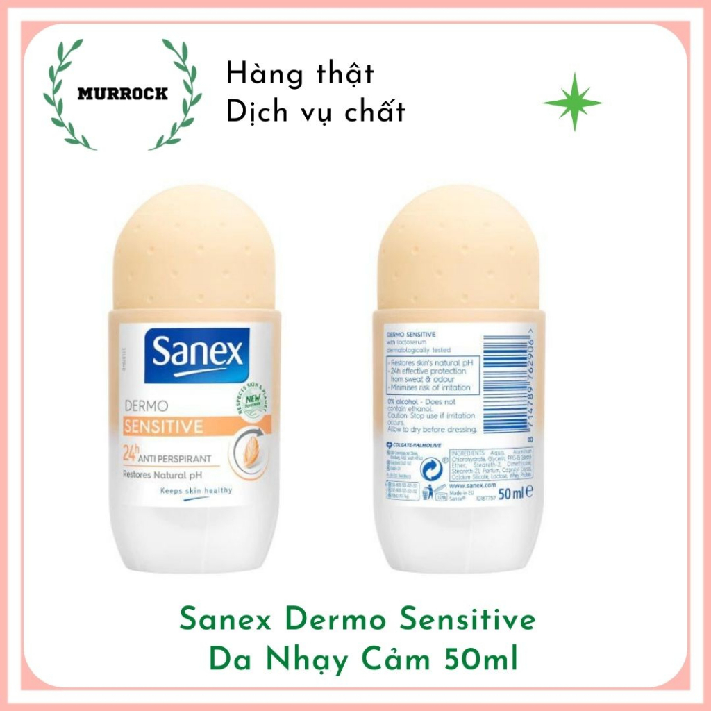 Lăn khử mùi Sanex 50ml UK Anh Quốc
