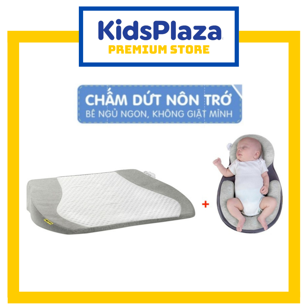 Đệm Ngủ Đúng Tư Thế Và Gối Chống Trào Ngược Cho Bé 💖FREESHIP💖 Chống Méo Đầu 🌞 Giúp Bé Ngủ Ngoan