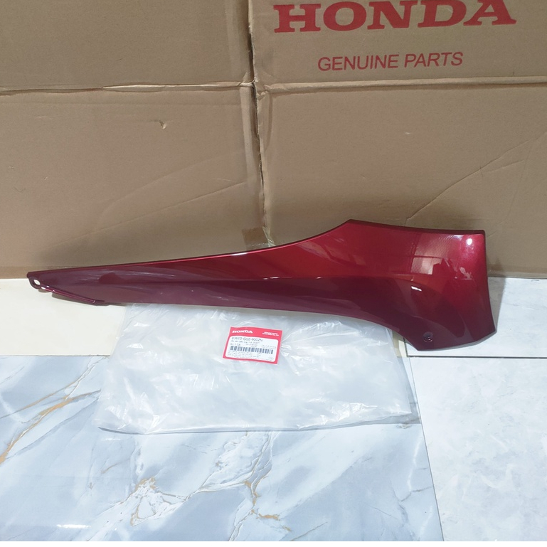 Ốp sàn bên trái - thanh cạnh HONDA LEAD 110 Cũ năm 2012 màu Đỏ mận. * R-350C* 83610GGE900ZN
