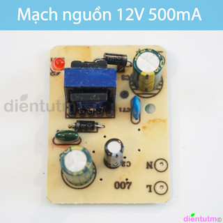 Mạch nguồn 12v 500ma