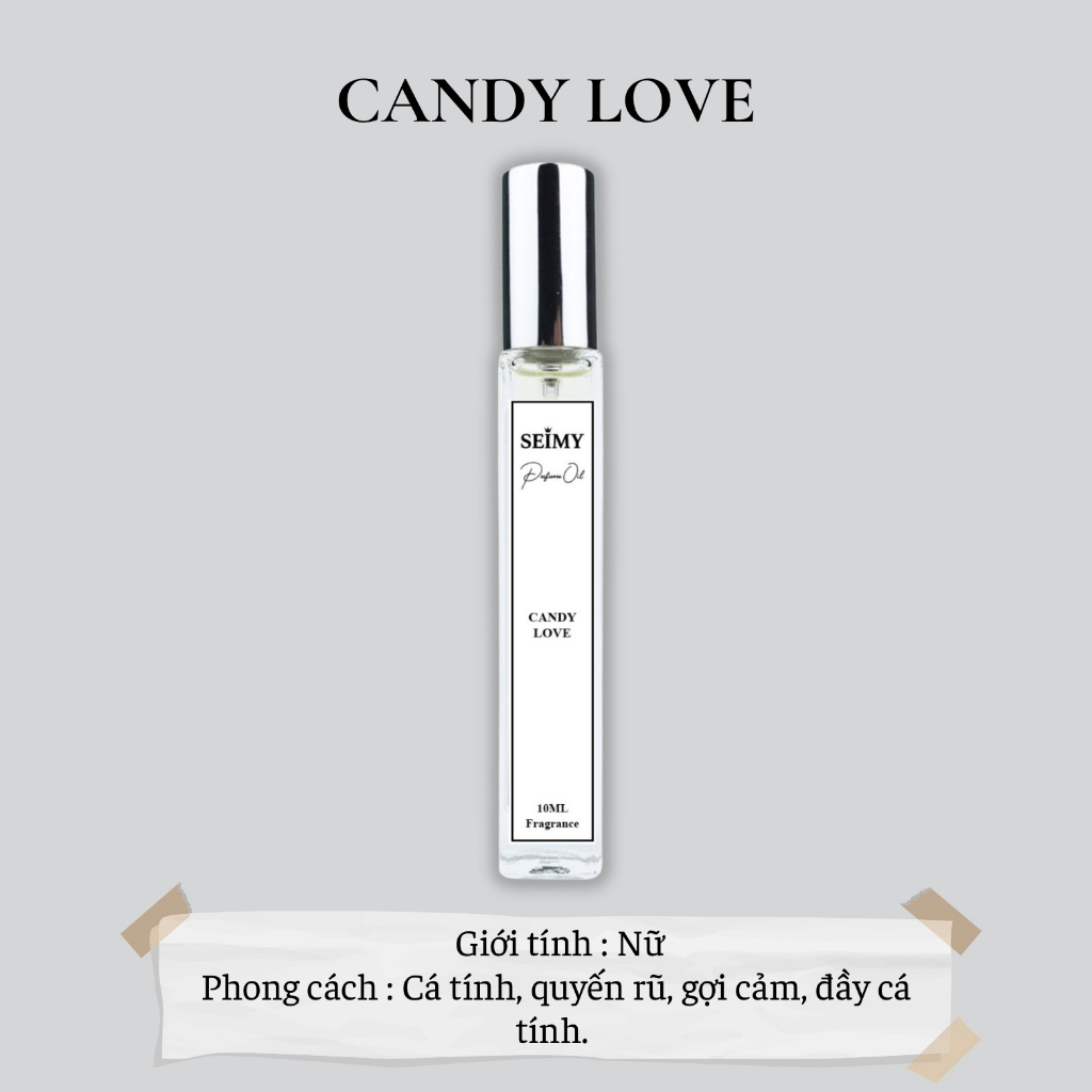 Tinh Dầu Nước Hoa SEIMY Candy Love 10ml