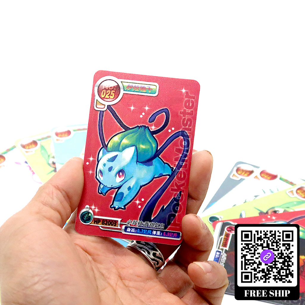 Xấp bài Pokemon nhựa dẻo phiên bản mới