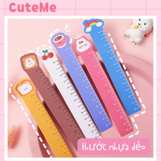 Thước nhựa dẻo 2 mặt CuteMe