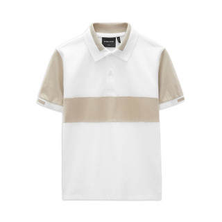 Áo Polo Beige Block Raglan