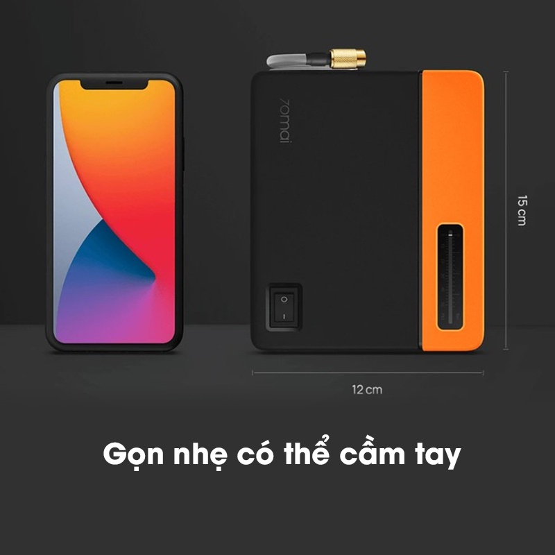 Bơm Lốp Ô Tô - Bơm Lốp Xe Hơi Siêu Nhanh 70 Mai Chính Hãng Bảo Hành 12 Tháng