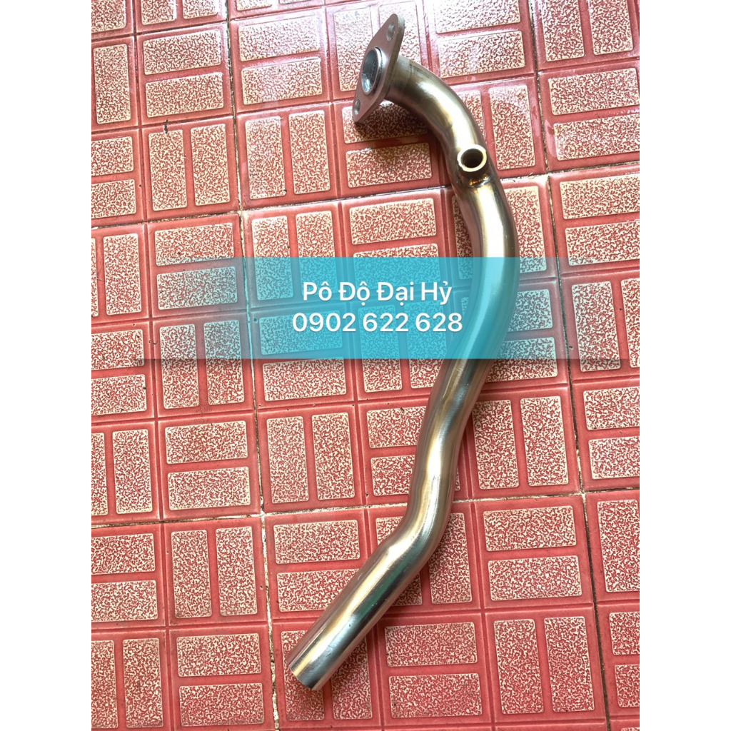 Cổ inox hàn gắn pô zin- pô độ các loại xe EX135-150-155-WINNER-SONIC-SATRIA-RAIDER-SIRIUS-vario-airblade