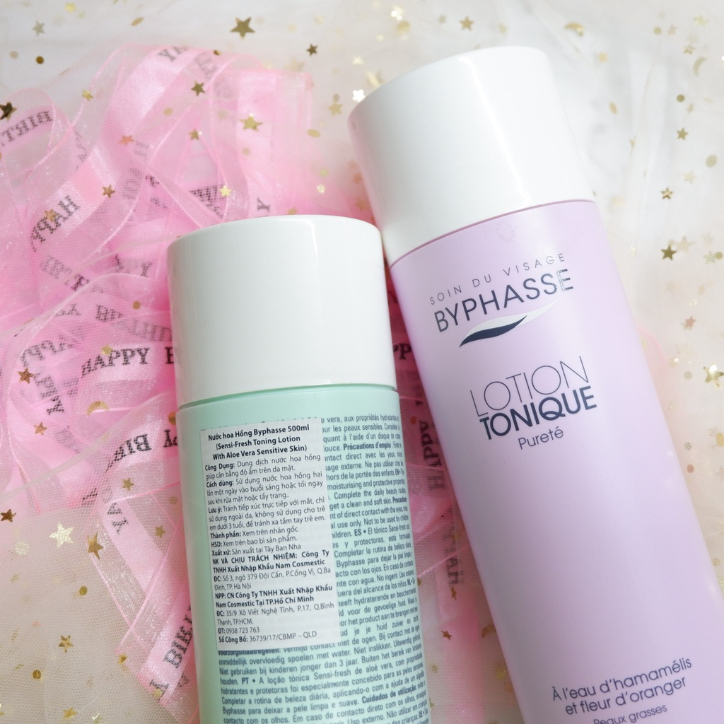 Nước Hoa Hông Byphasse Dành Cho Da Dầu 500ml