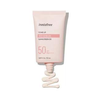 [Free Ship] Chống Nắng Kiềm Dầu Làm Sáng Da Innisfree Tone Up No Sebum Sunscreen SPF50+ PA++++ 50ml [mẫu 2022]
